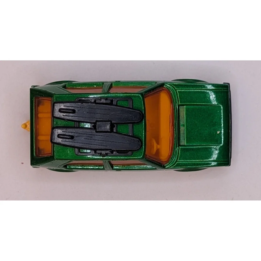 Matchbox Superfast No 7 VW Golf Green 1976 Lesney England Box Surfboards